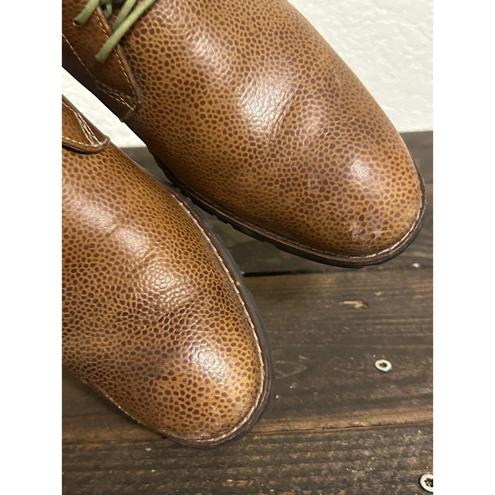 Cole Haan Air Winslow Chukka II Brown Pebbled Leather Waterproof Boots 10M